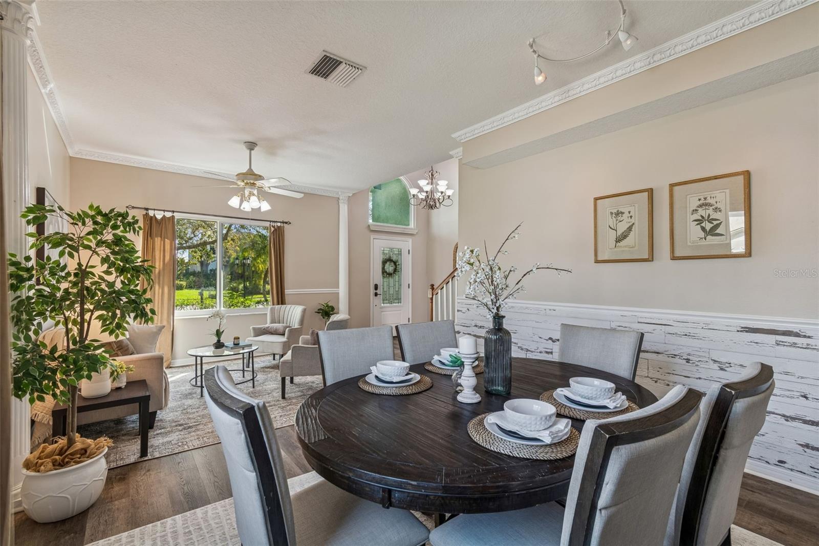 STUNNING front room/ dining area