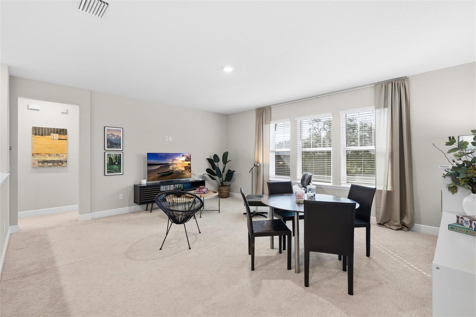 Generous "Flex" Space/Family Room