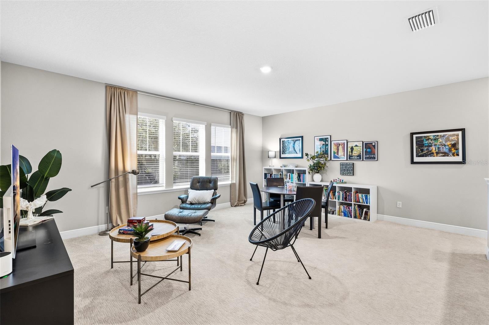 Windows above the "World"