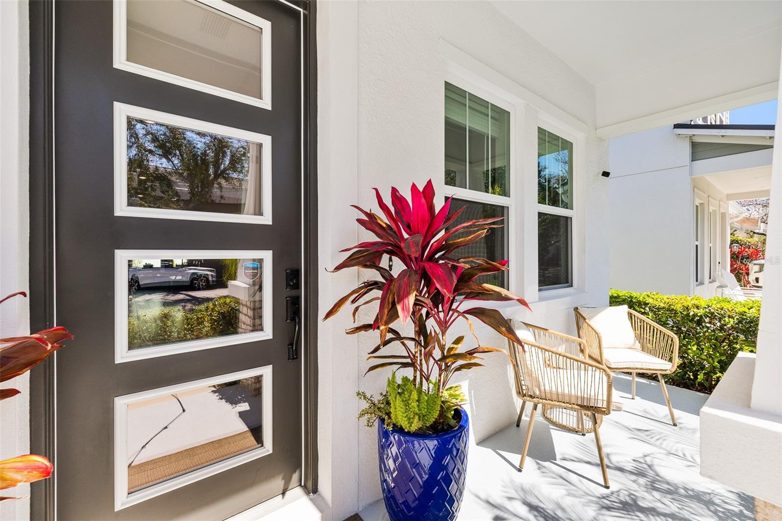 Glass Panel Entry Door