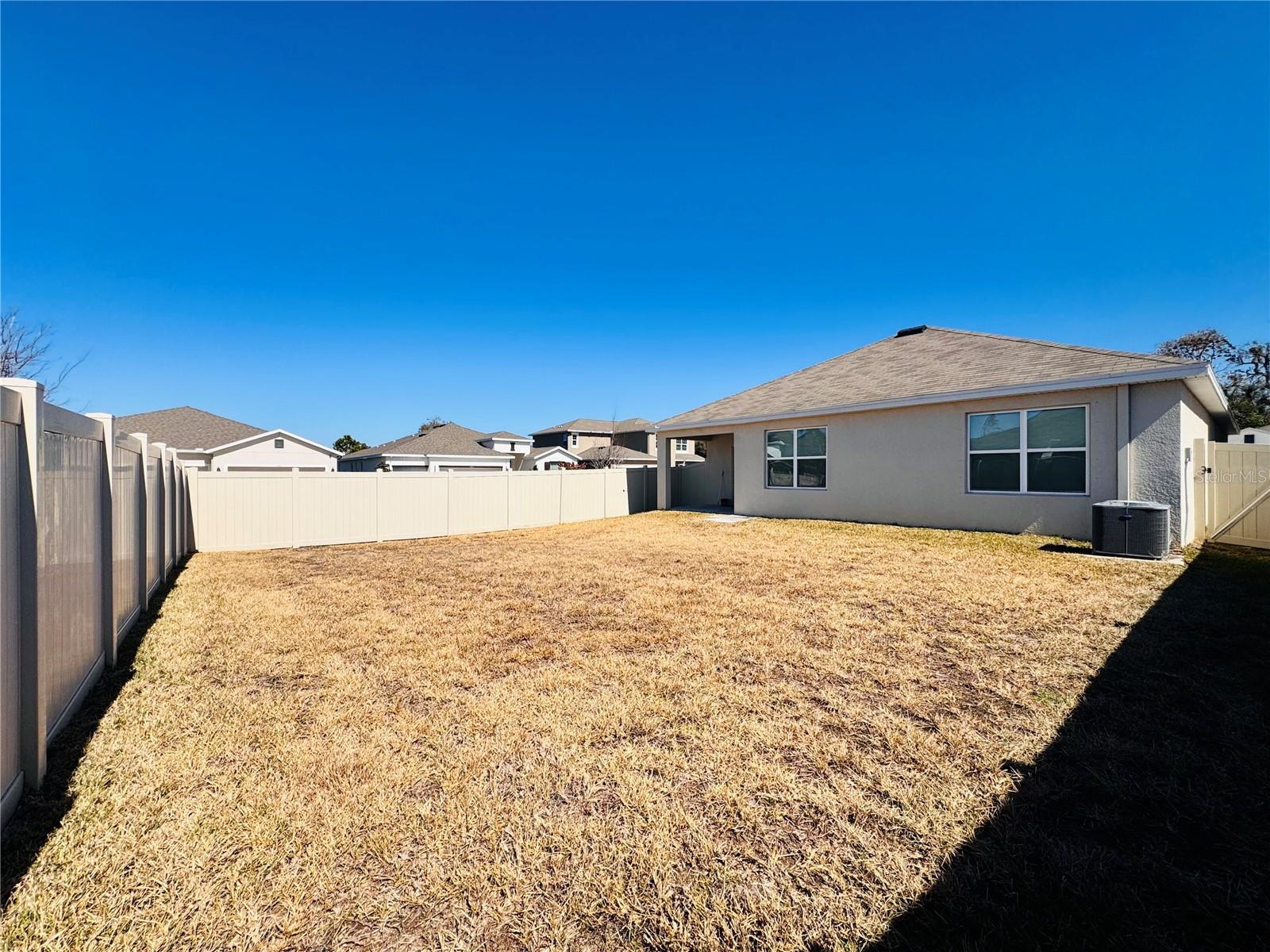 Rear Yard - Covered Patio