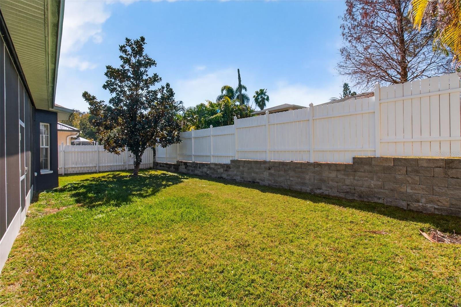Fenced in backyard. Plenty of space for your animals.