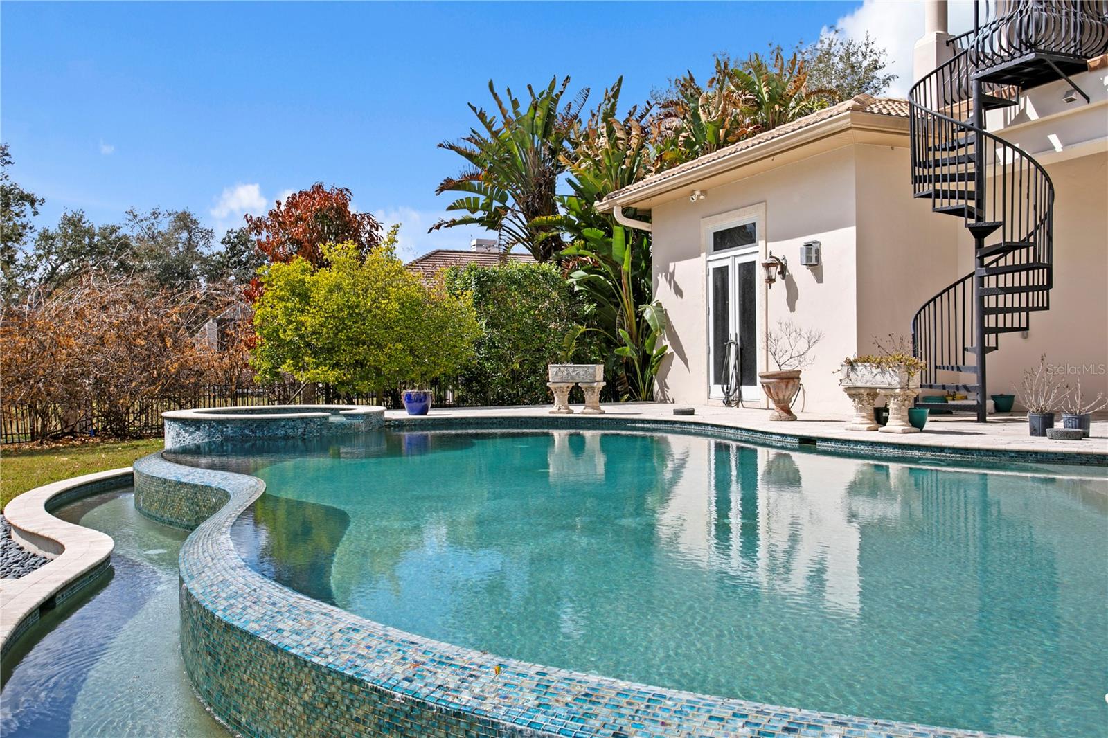 Infinity Edge Heated Pool and Spa