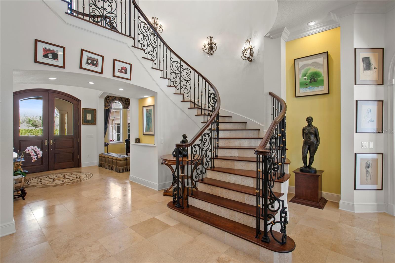 Ornamental Iron Staircase