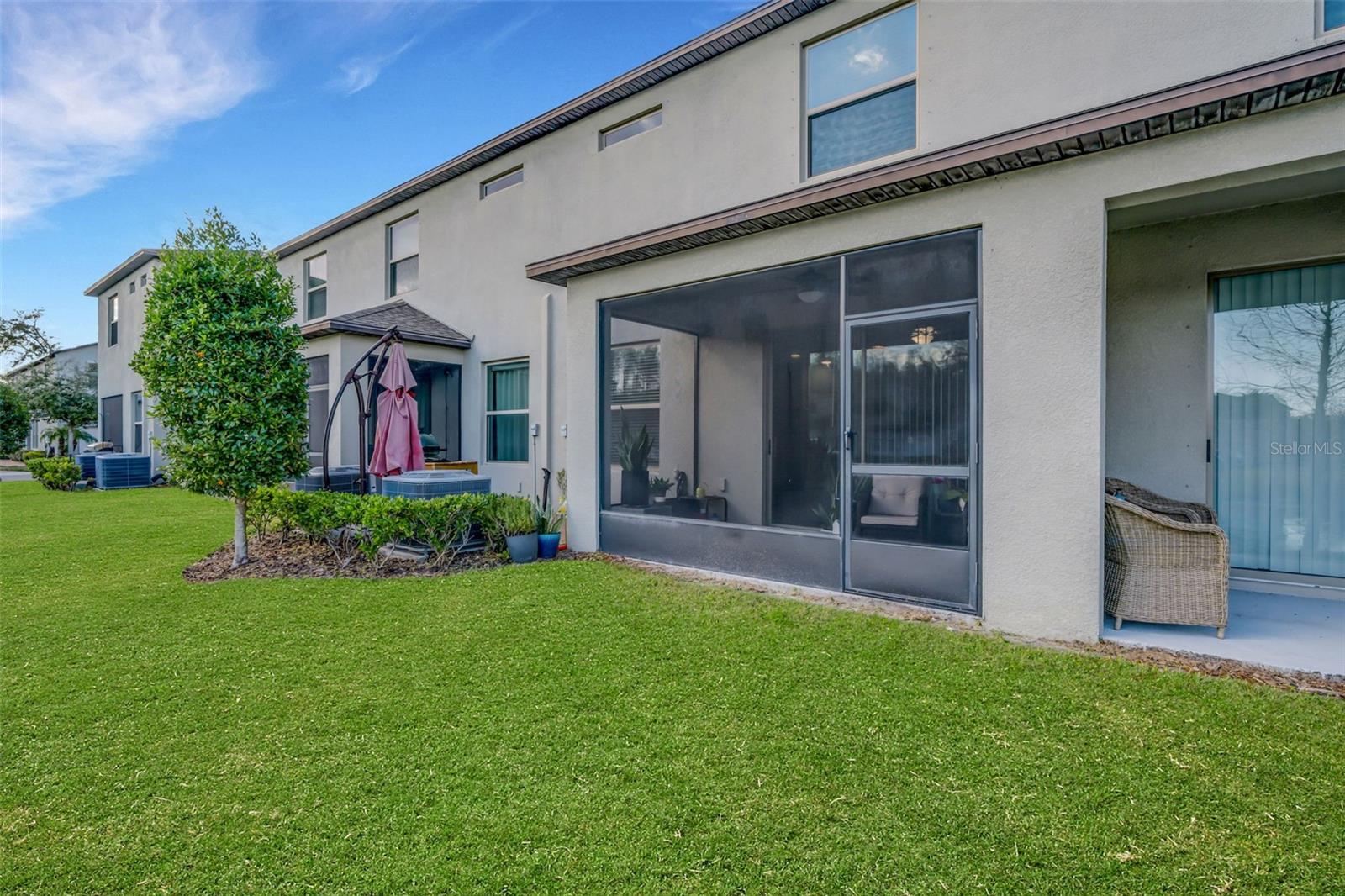 Back of the building