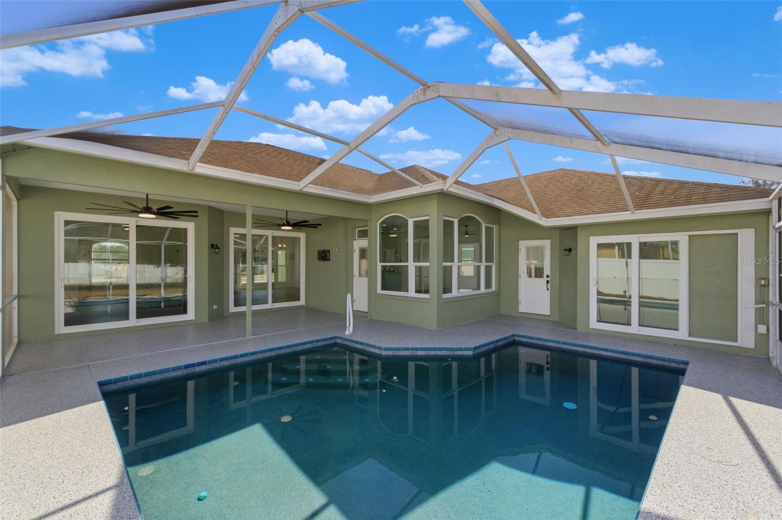 Swim all year in your private heated pool.