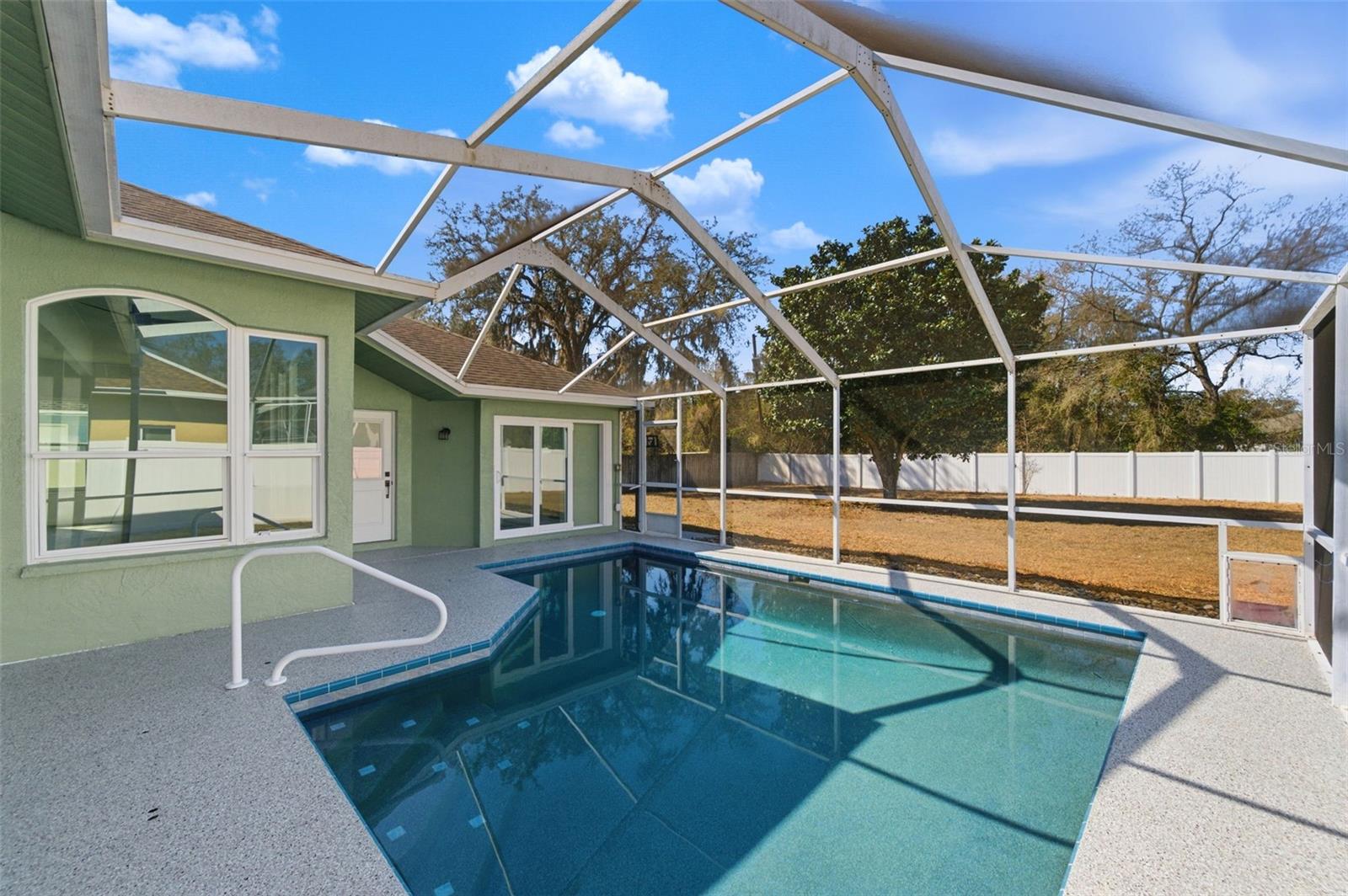 Swim all year with your own heated pool.