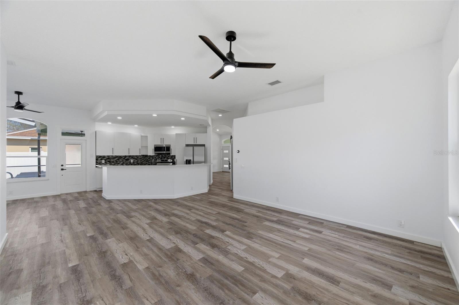 Family area overlooking the pool.