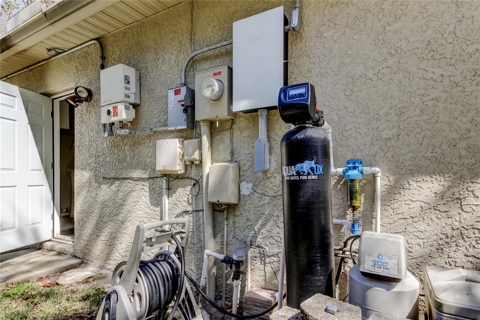 Tesla Solar Panel and Water Filtration System