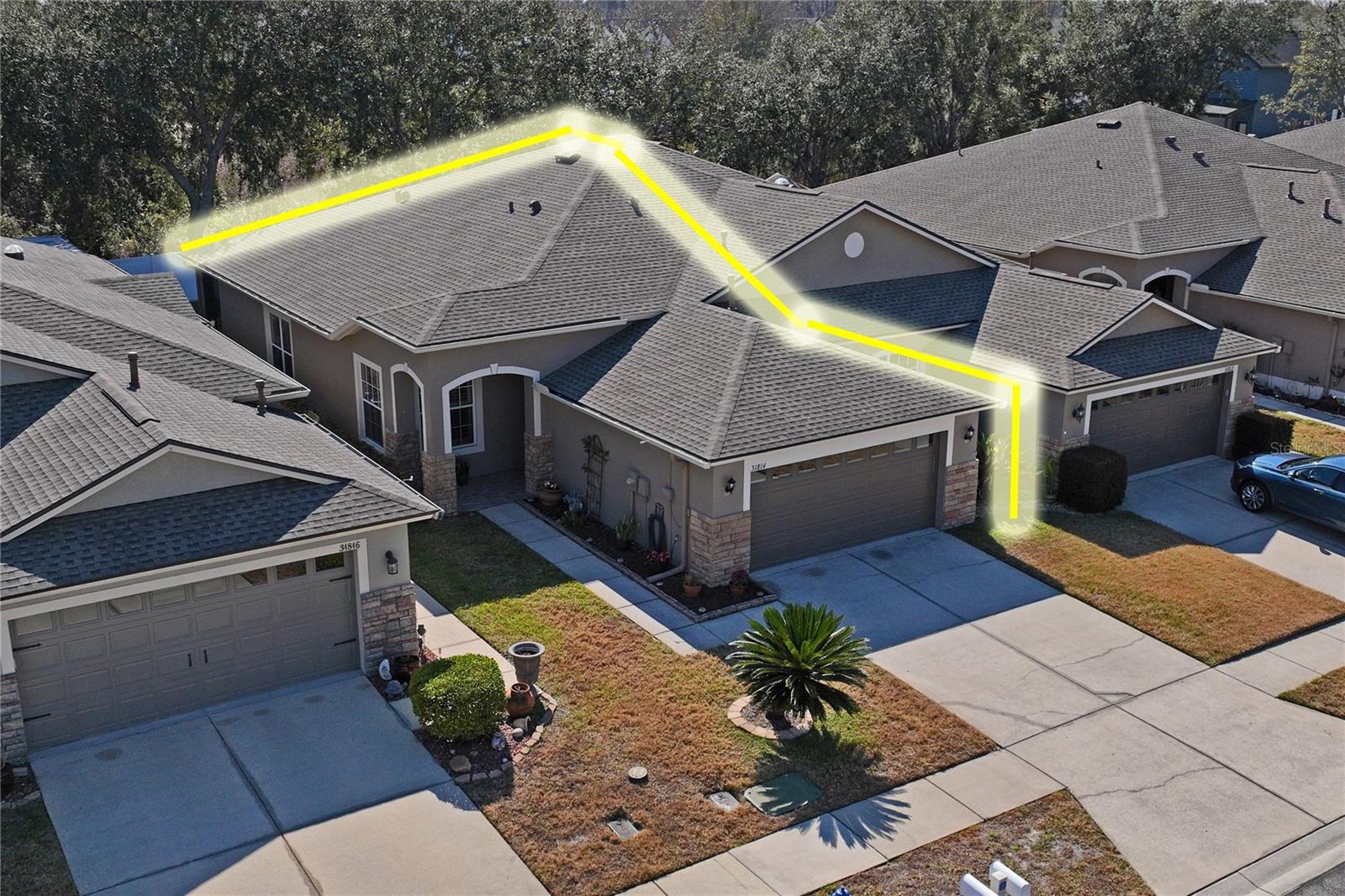 Villa Split - Approx Boundary Line