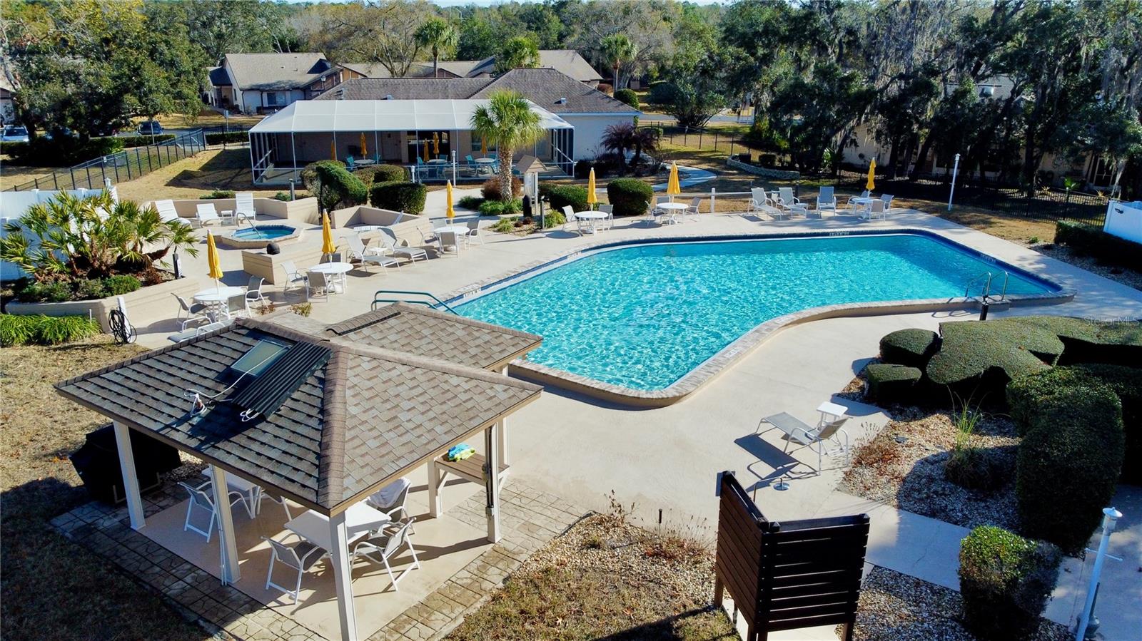 community pool and spa