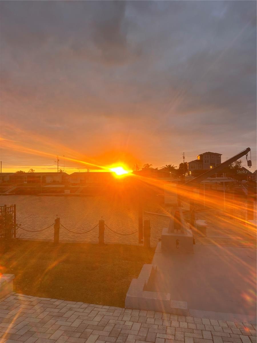 Sunsets right from your backyard!