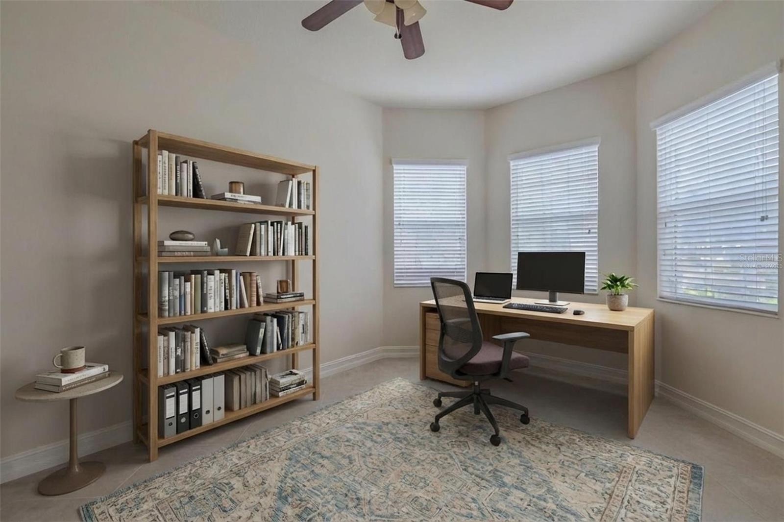 Office/Den/3rd Bedroom Virtually Staged