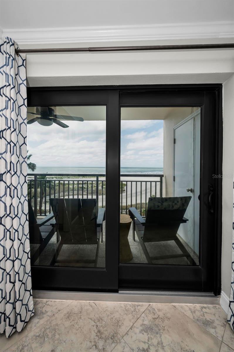 Sliding Glass Door off the Primary Bedroom