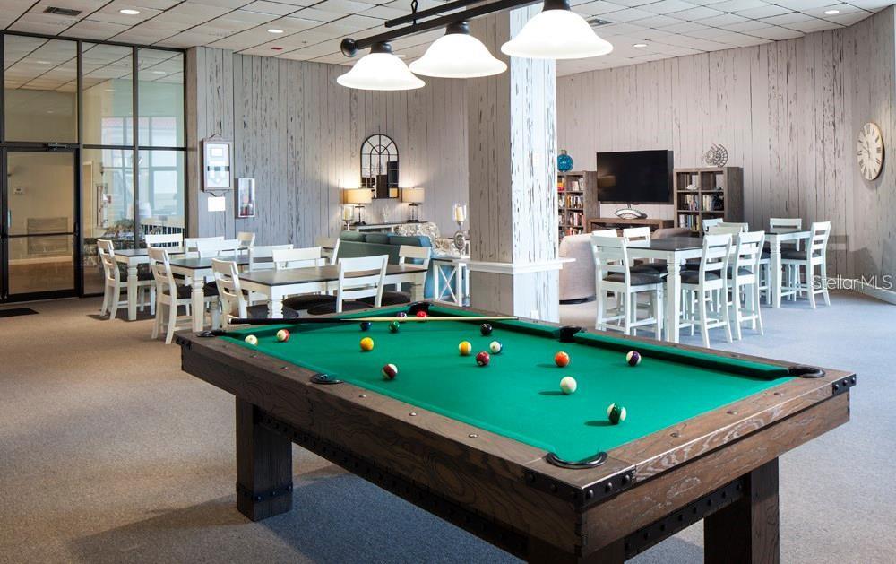 Play pool or ping pong in Club Room - or reserve for your own private party