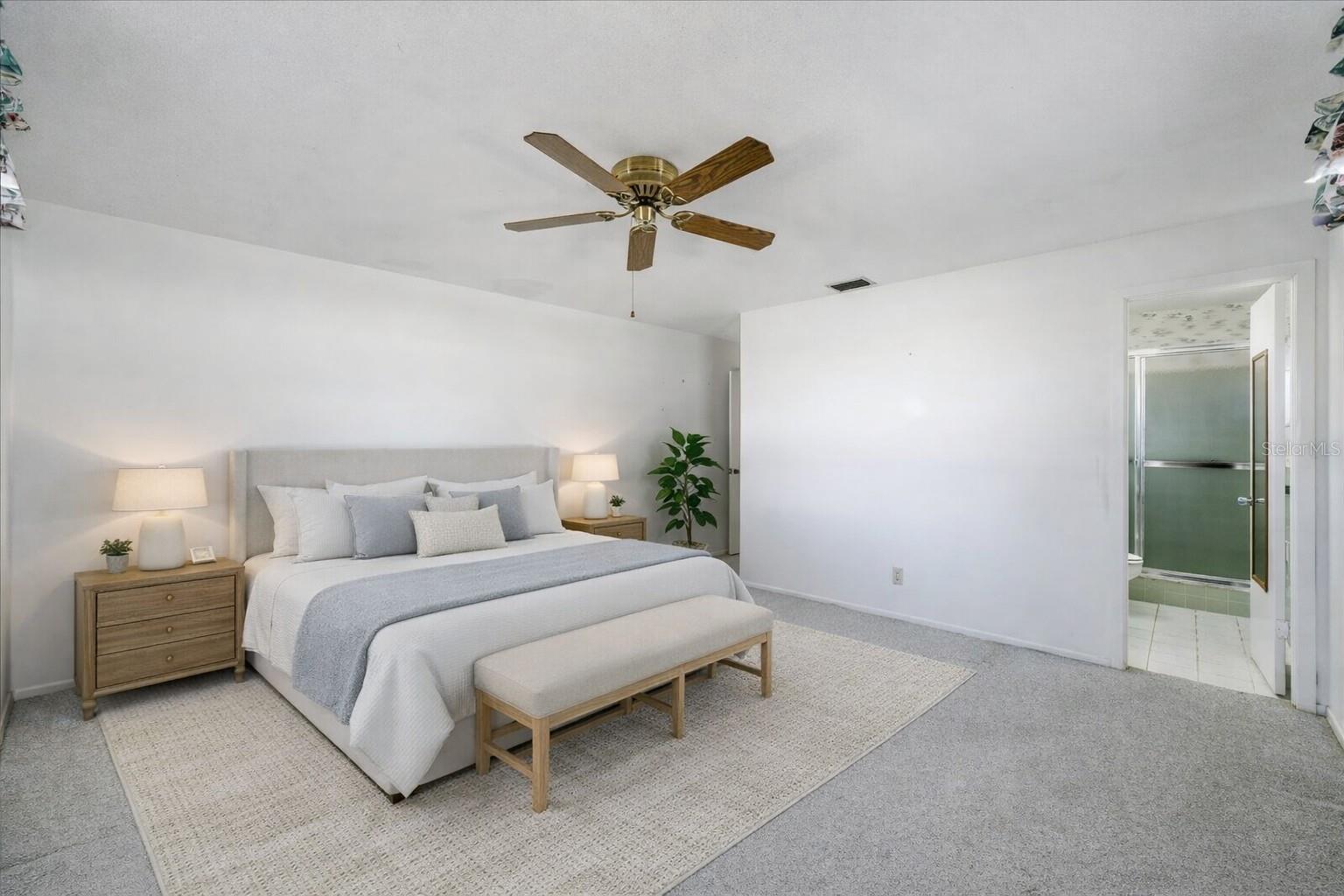 Primary Suite Staged