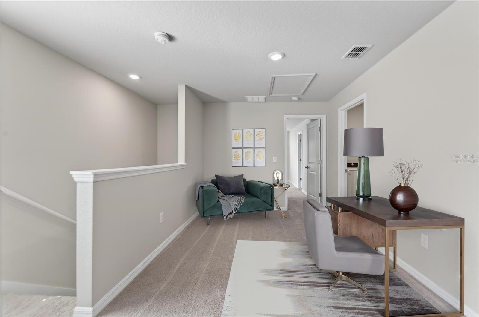 Loft/Bonus room-Virtually staged