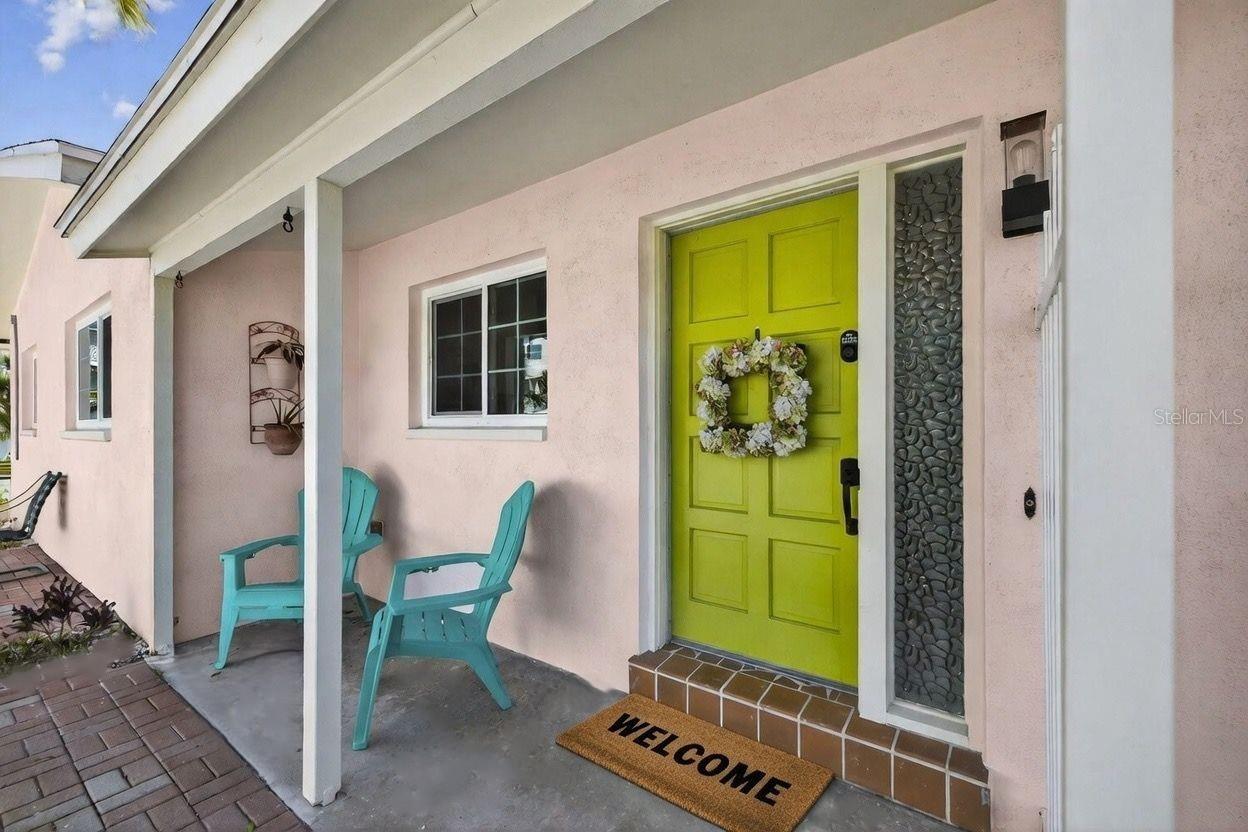 Front Door Entrance in the horseshoe