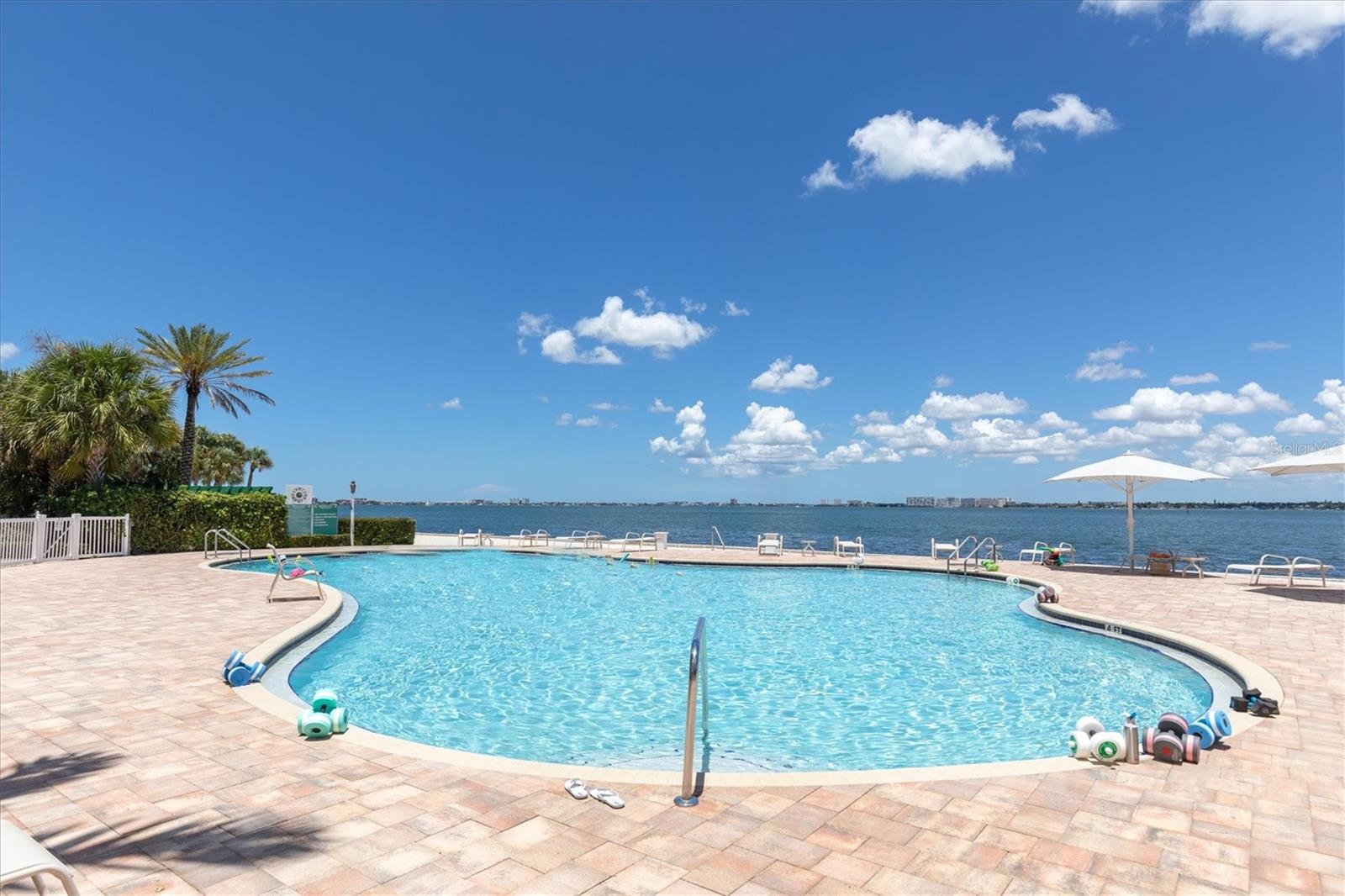 Community free style pool