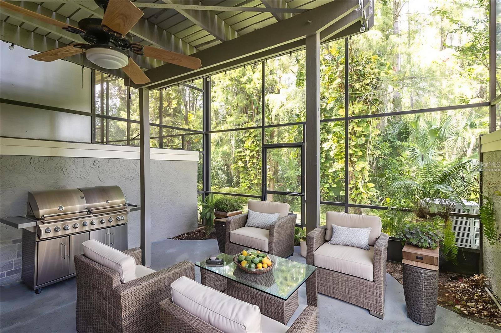 Virtually Staged Patio