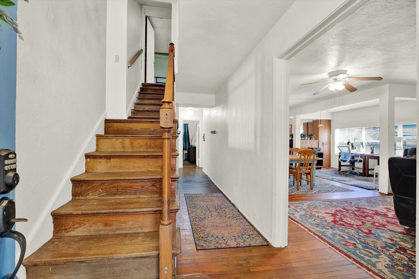 Foyer/Orig.Hardwood throughout home