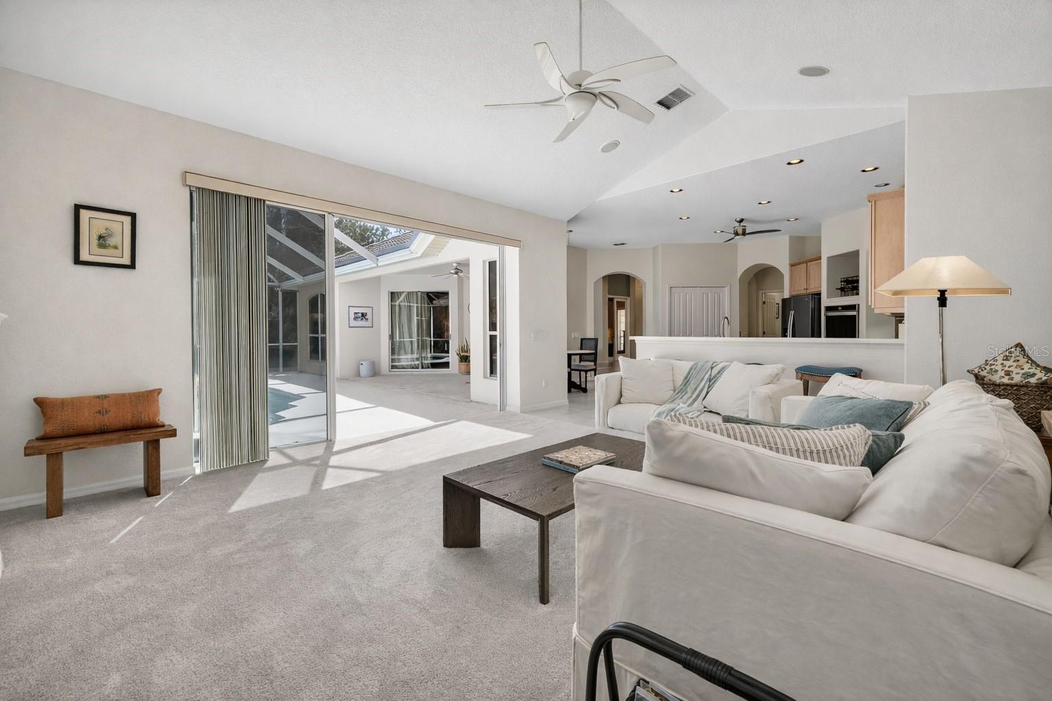 Photo has been virtually enhanced to show potential painted room.