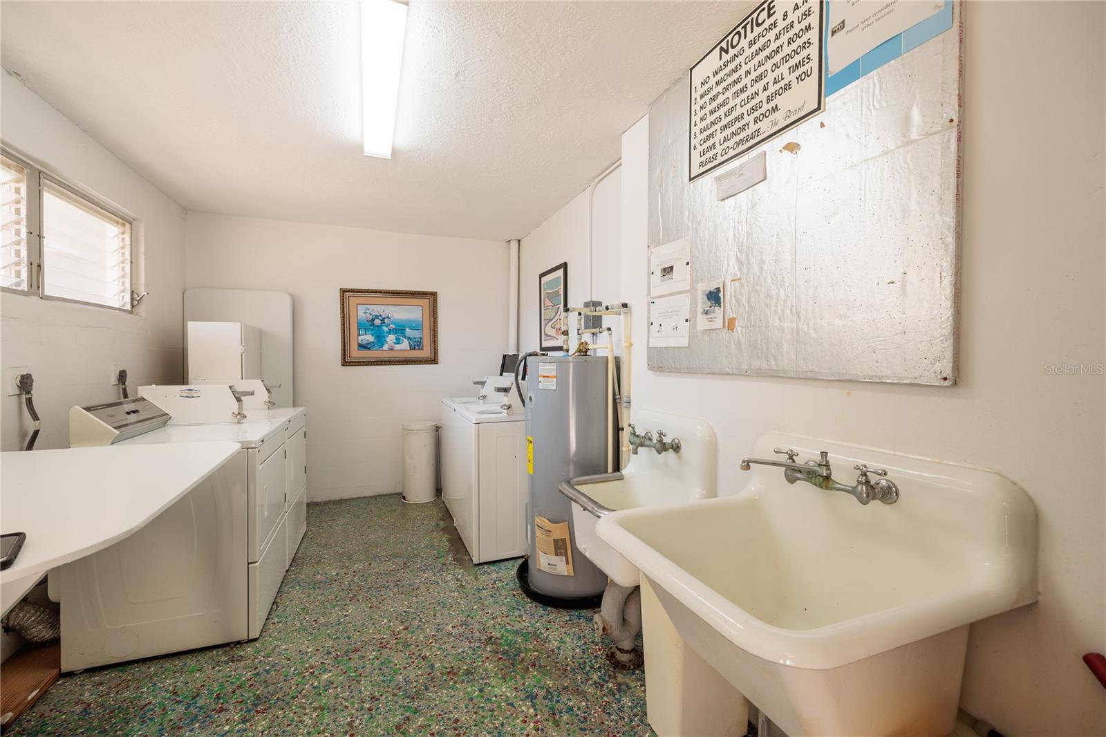 on site laundry just down the hall