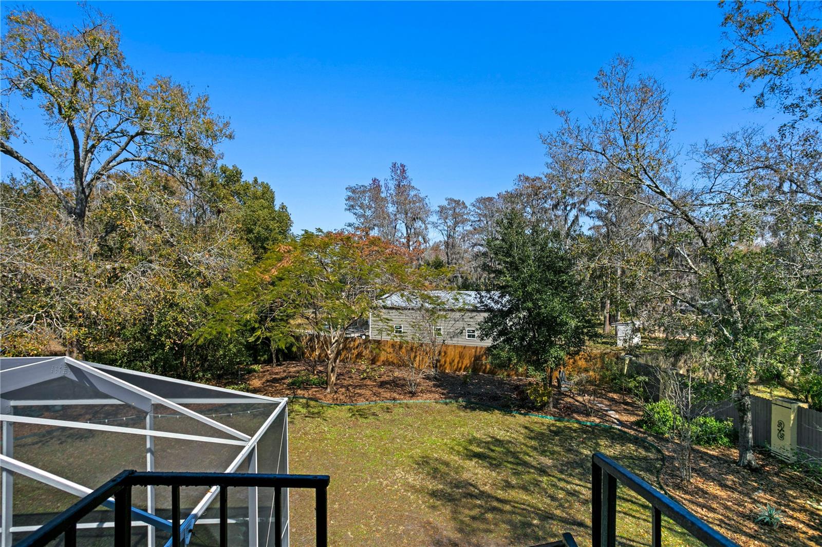 Spiral Staircase Leading from Balcony to Spa