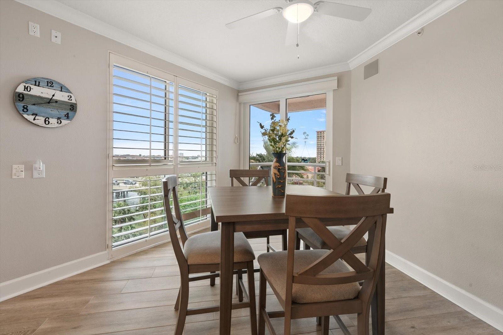 Dinette in the kitchen