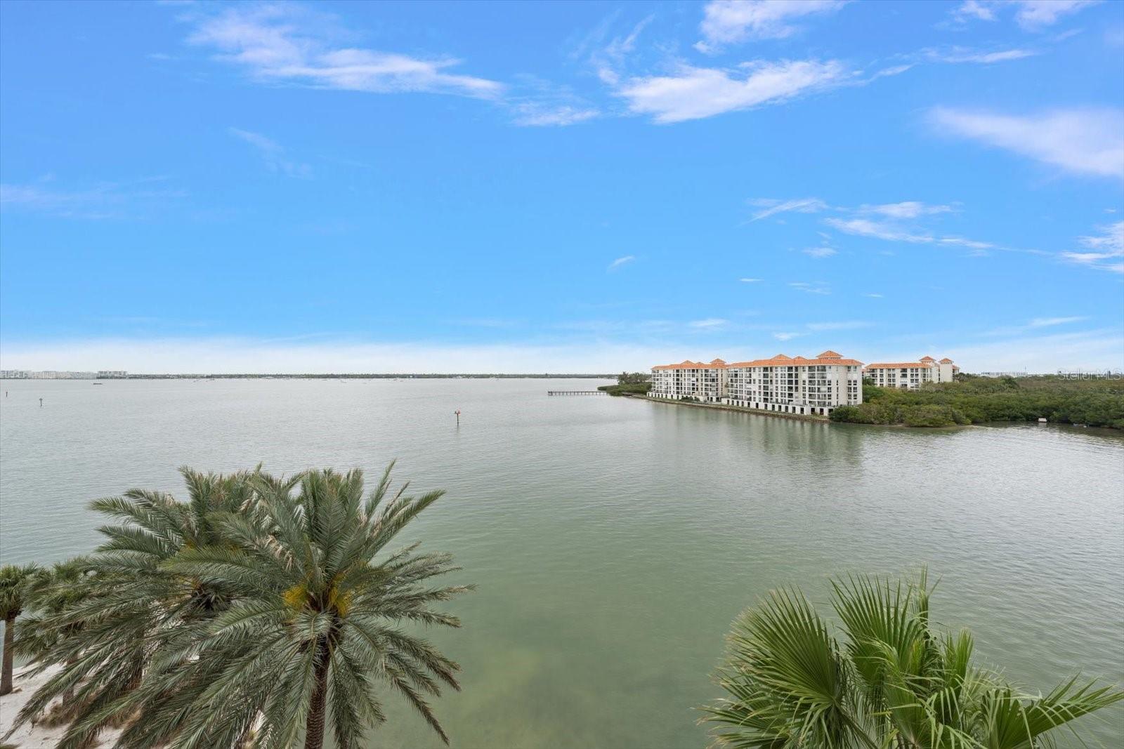 View from the north facing balcony