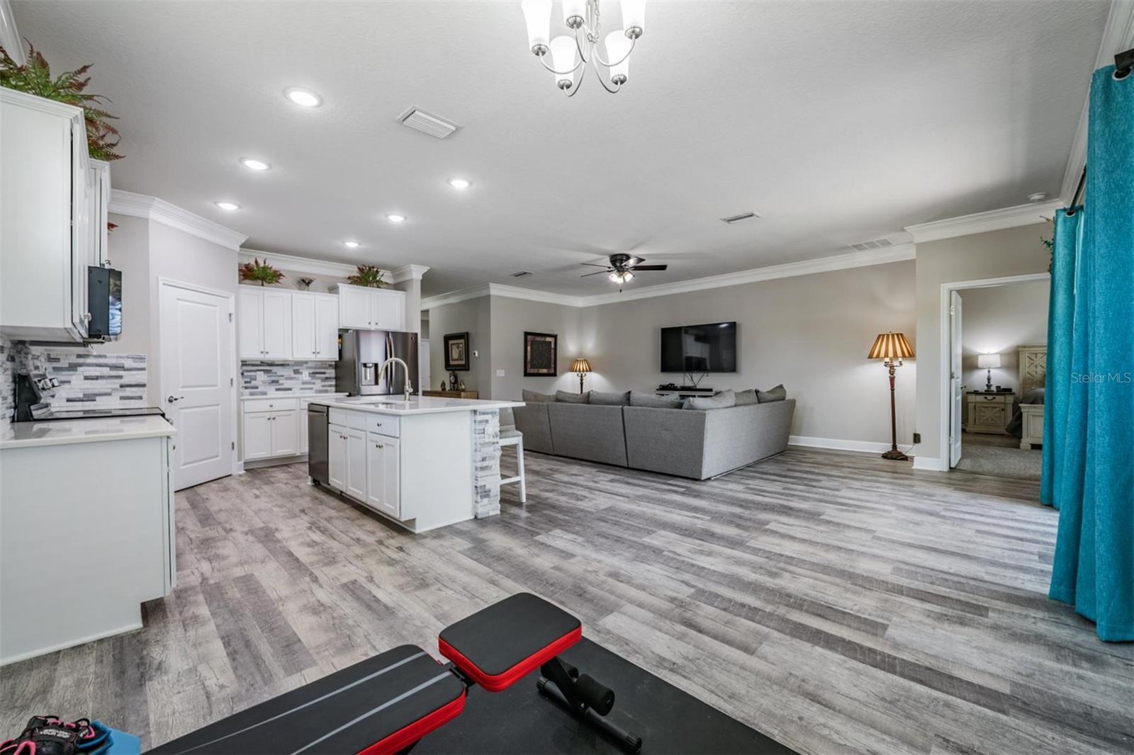 View from kitchen nook