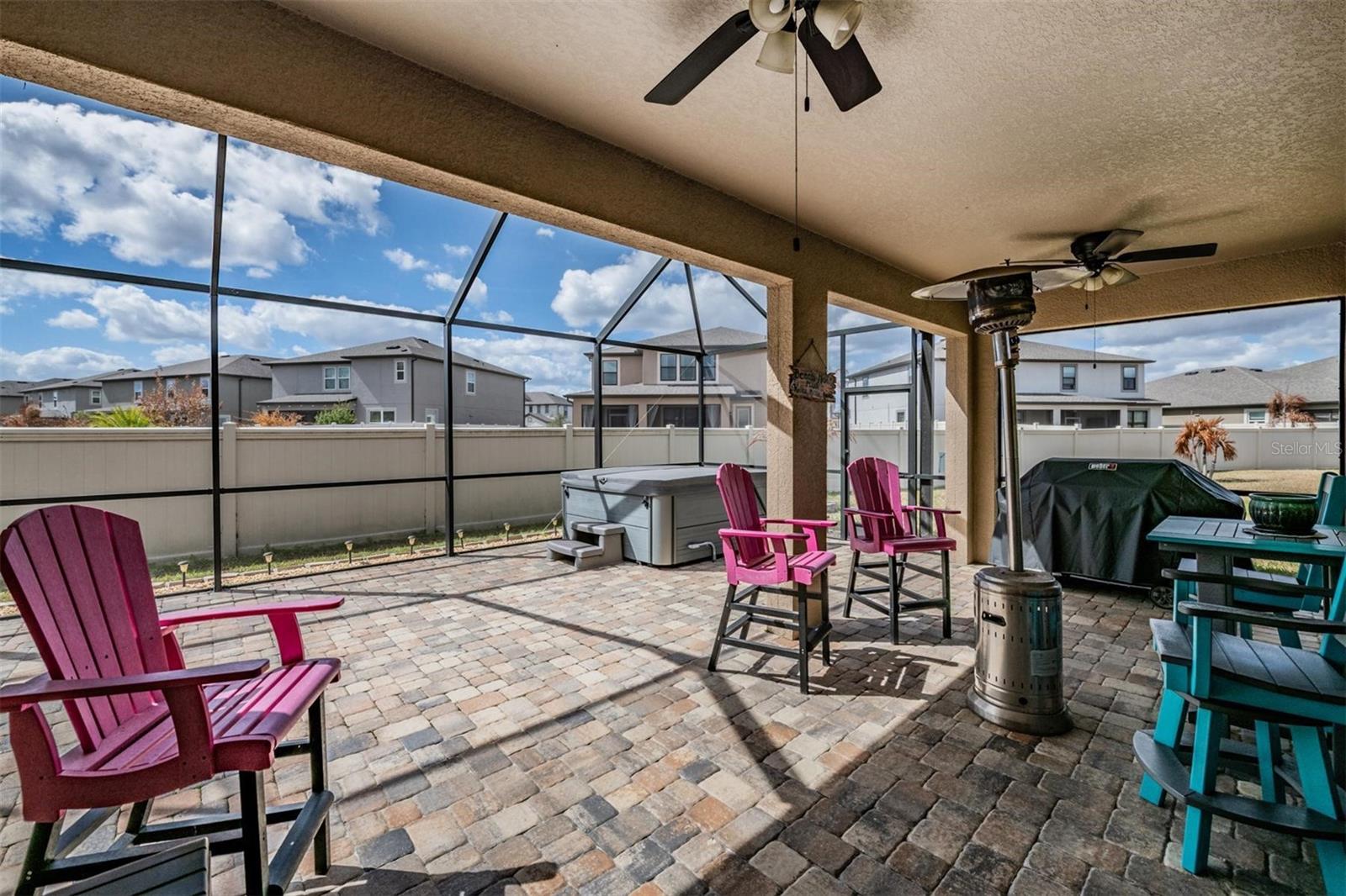 Covered lanai is also extended!