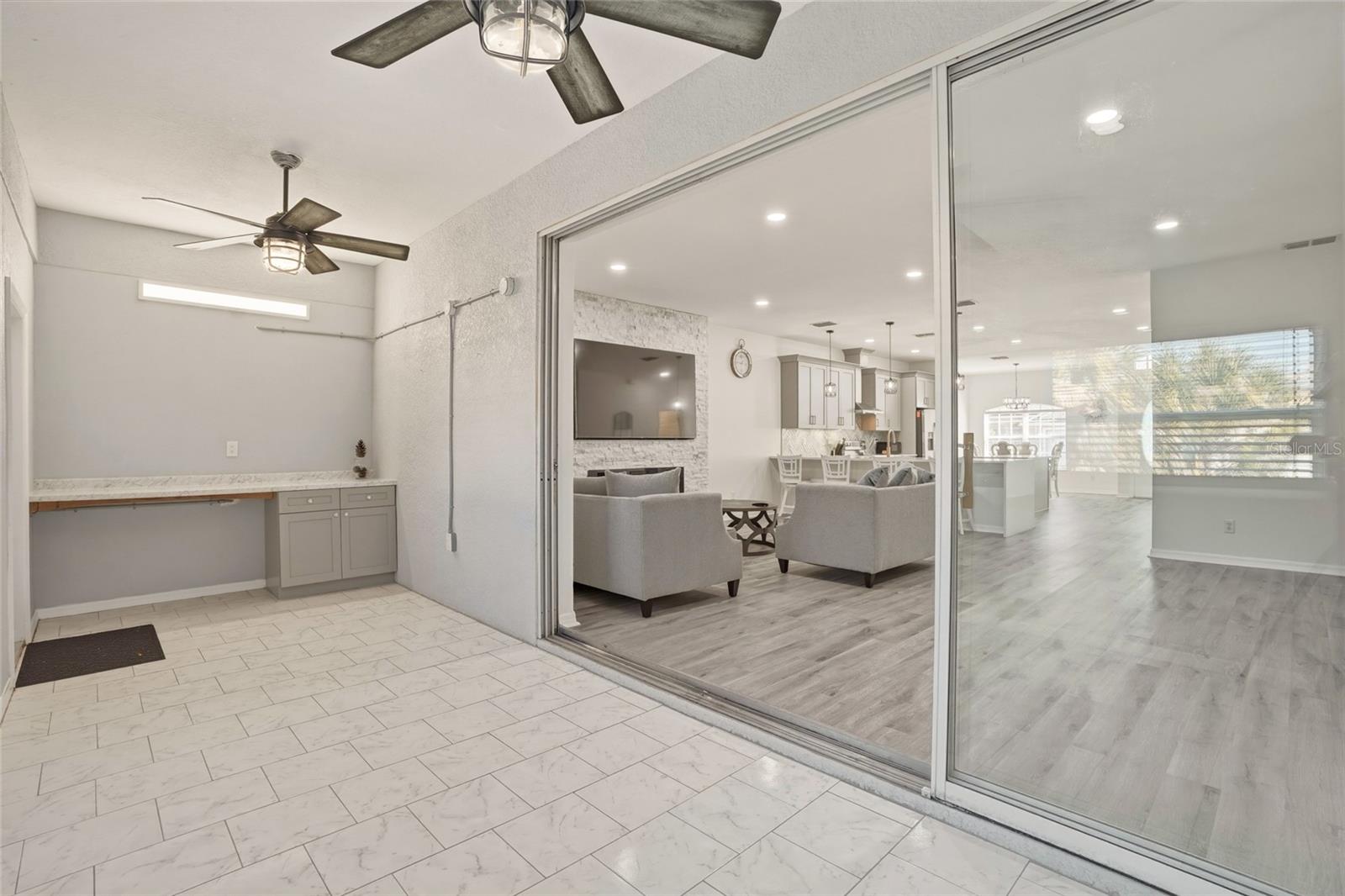 Living Room & Sunroom