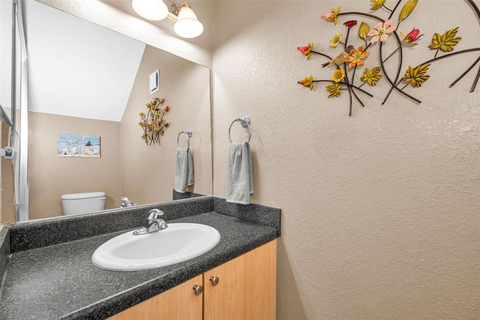 Half bathroom downstairs