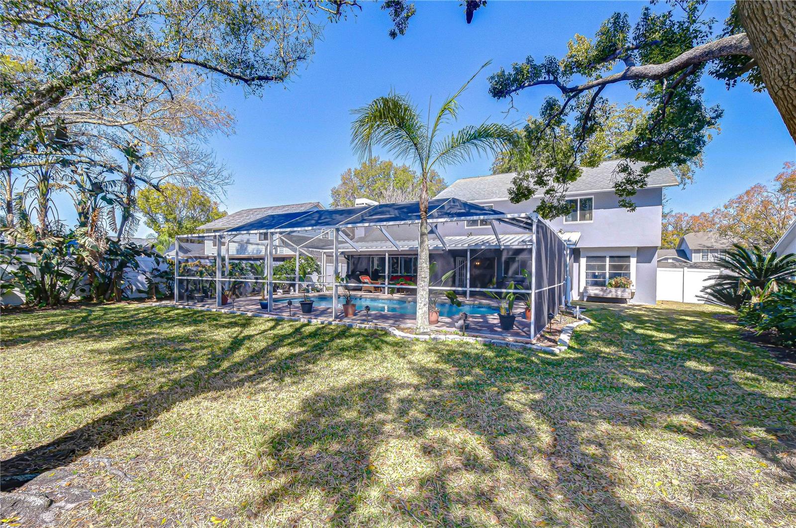 Spacious yard beyond the lanai!