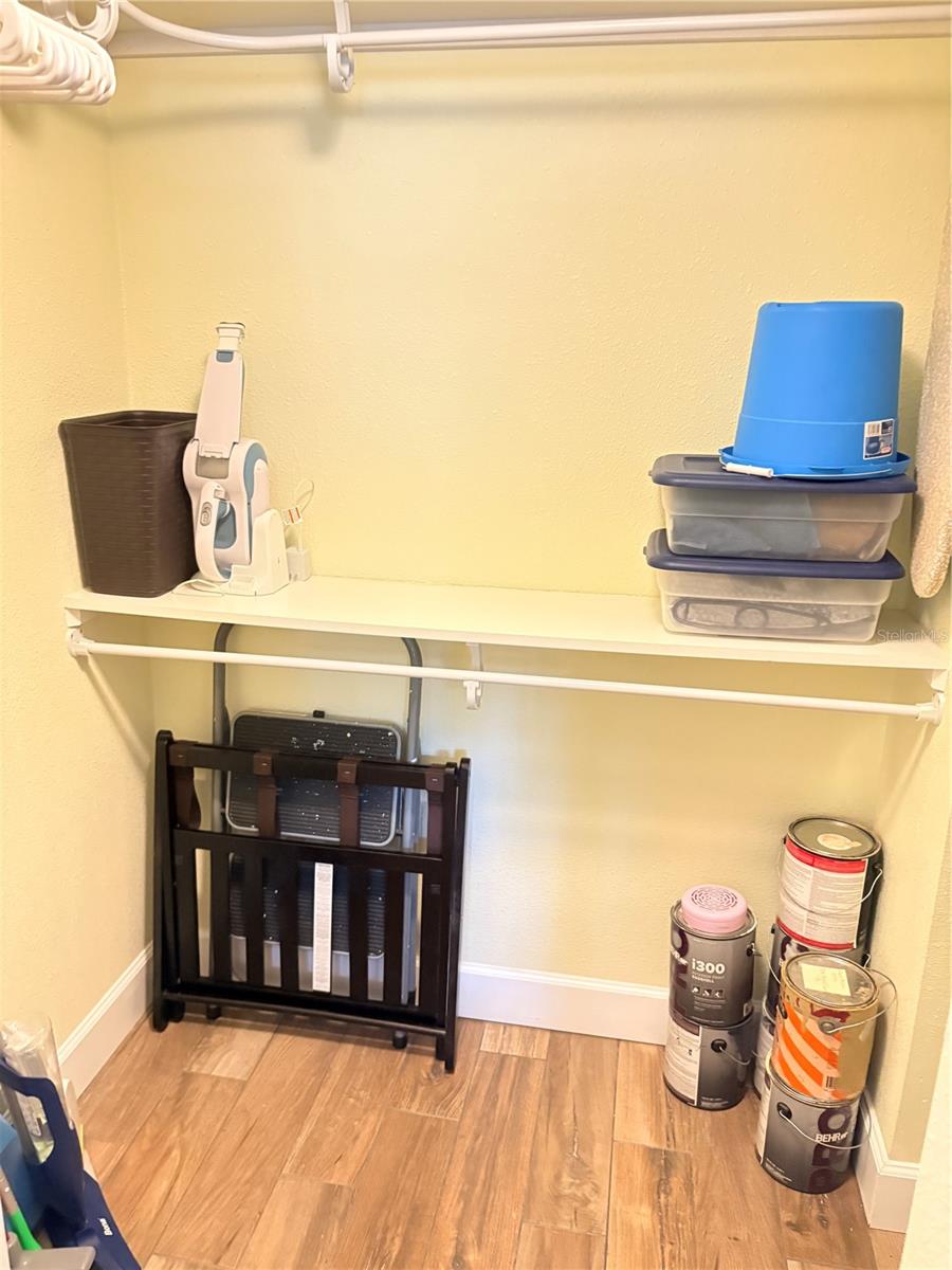 Plenty of closet space.