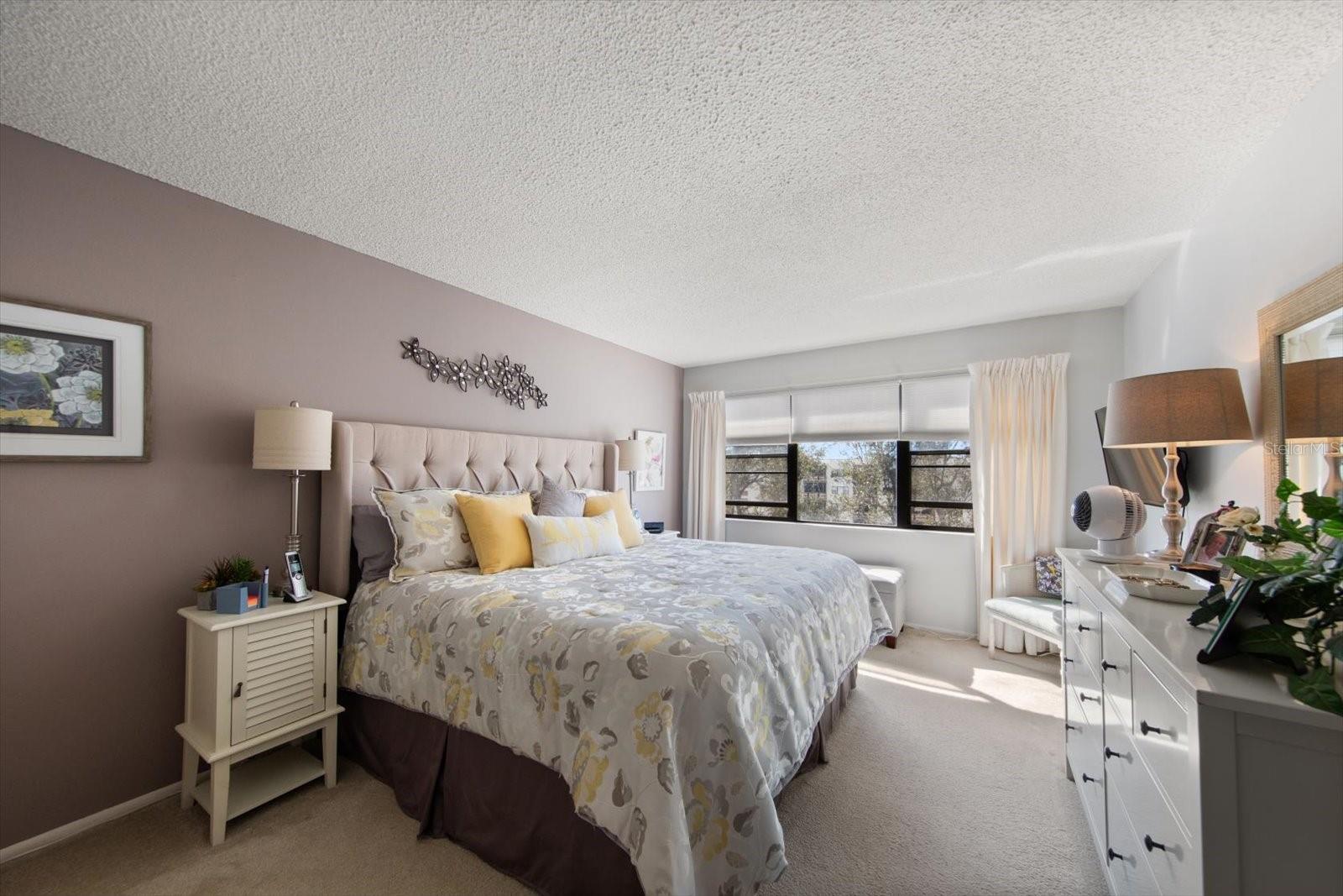 Lots of space to spread out and views of the pond