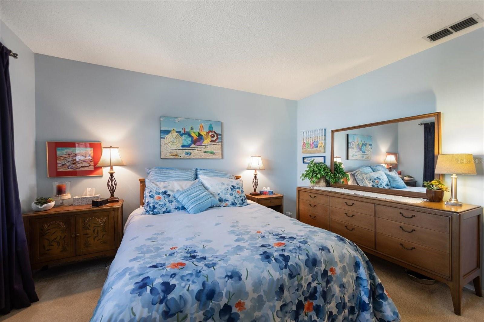 Wonderful second bedroom for office or guests.