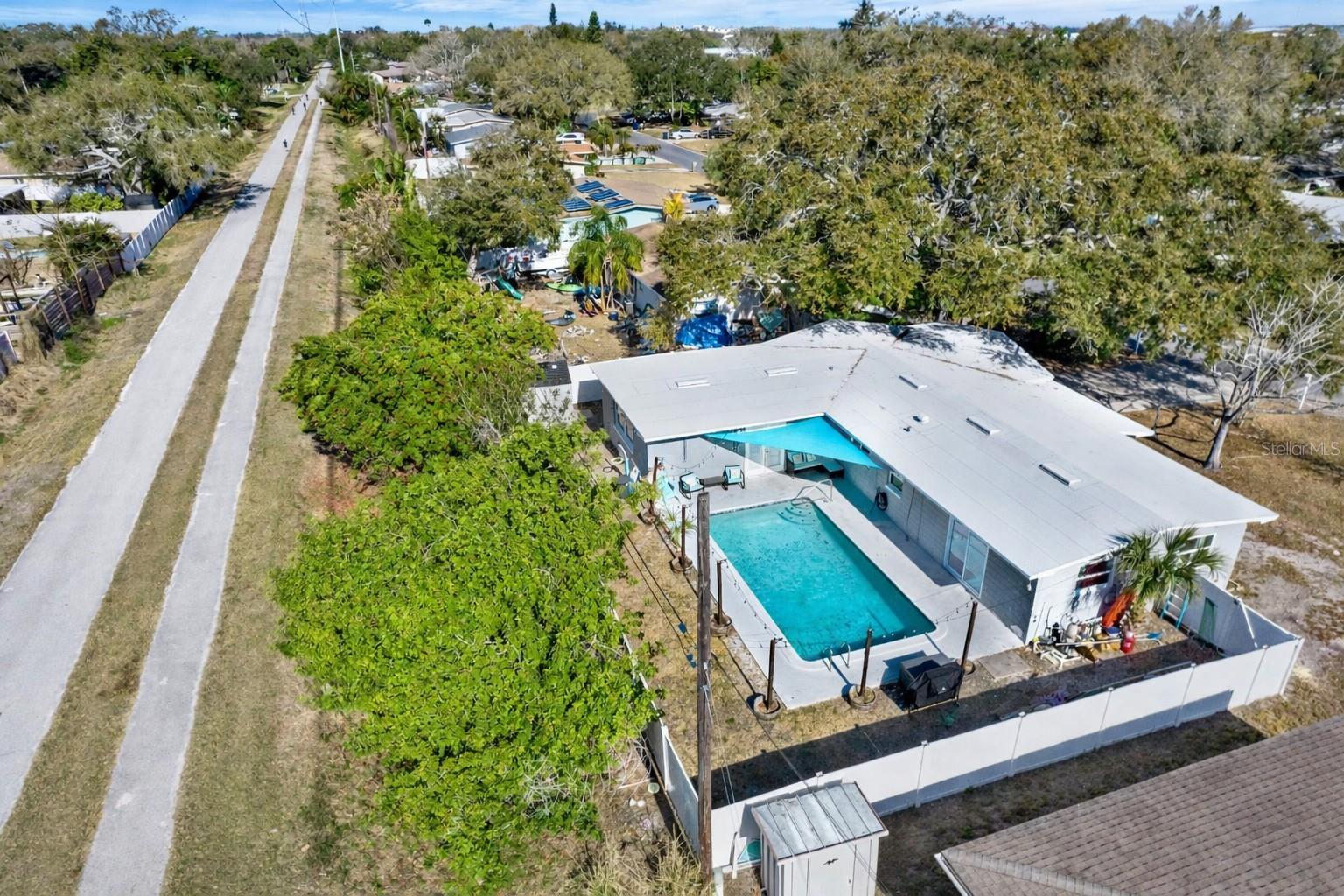Pinellas Trail to the Rear