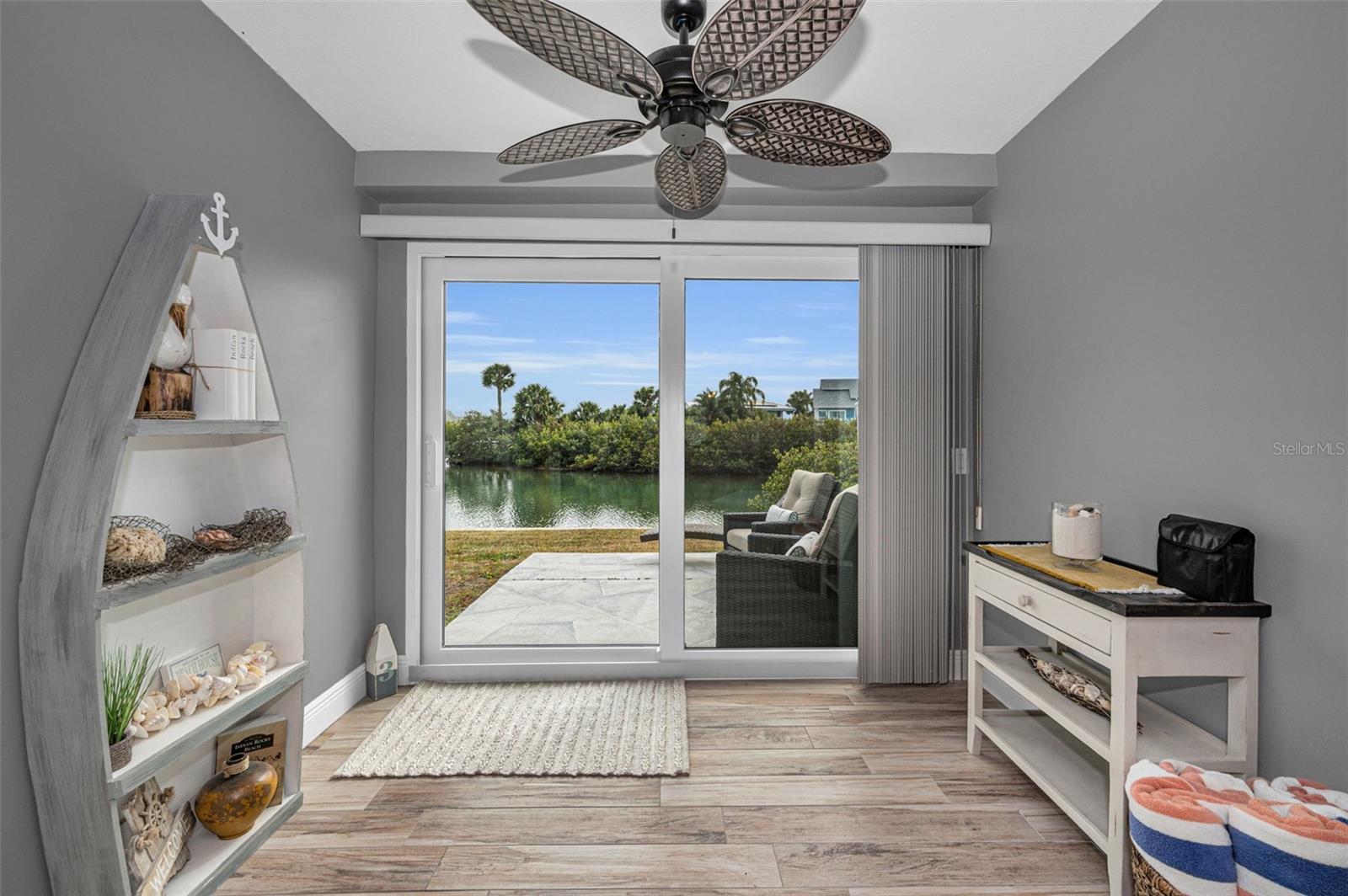 Impact Sliding Glass Door leading to the rear patio