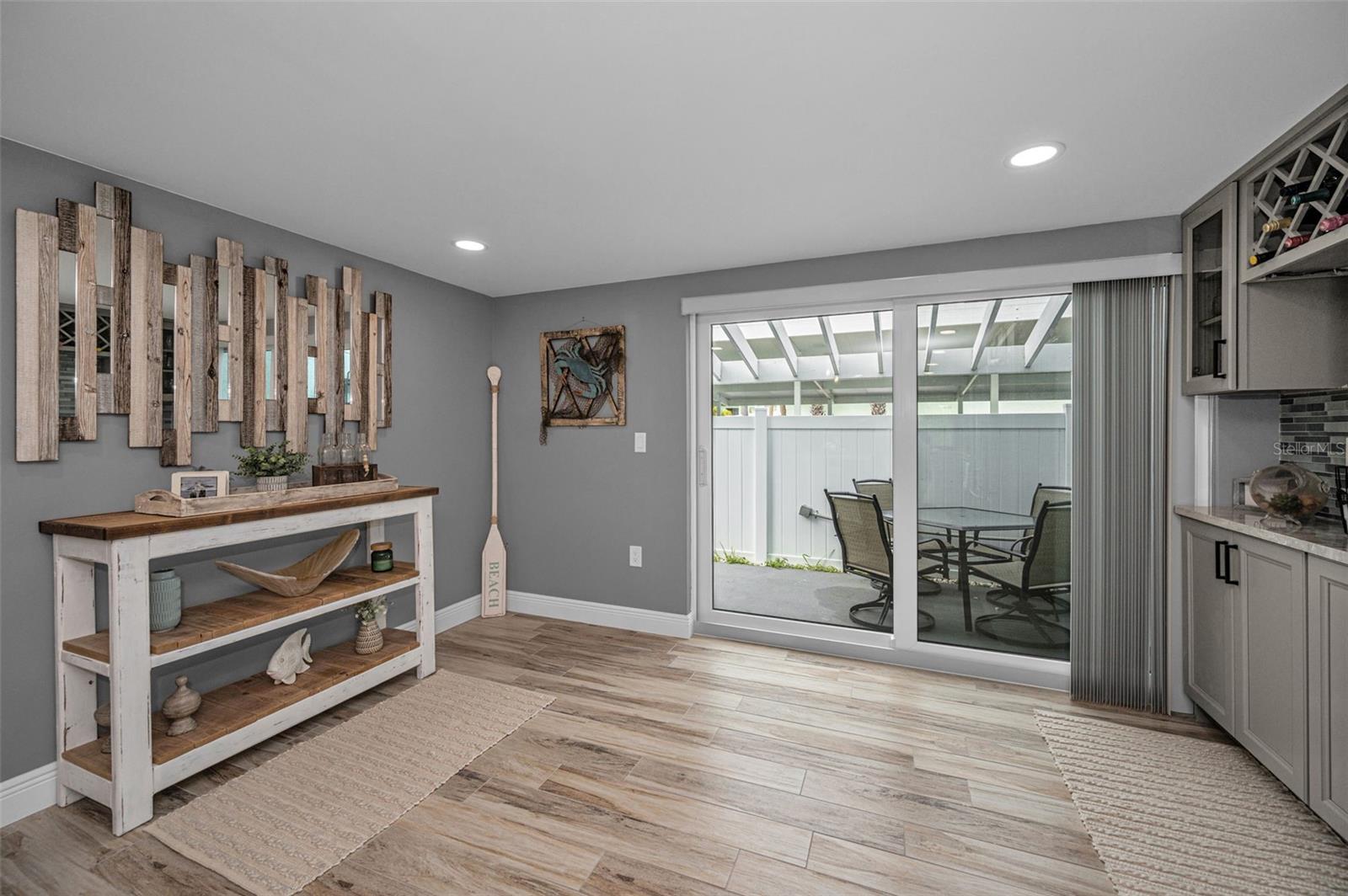 Breakfast Room off the Kitchen next to the Buffet