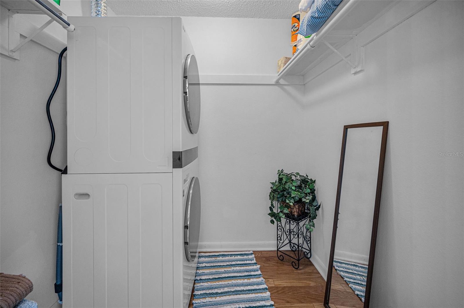 Walk-in Closet with Washer / Dryer inside