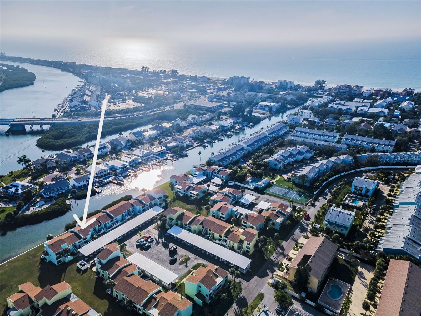 Just blocks from the Gulf of Mexico