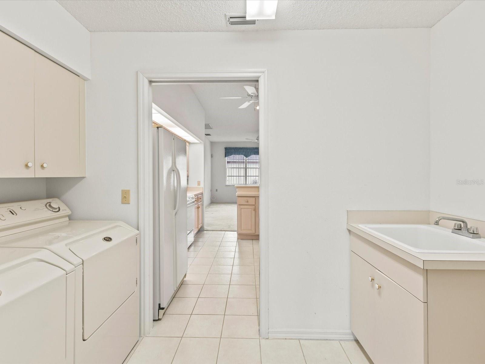 Added laundery cabinets