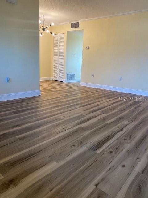 Living room into dining area