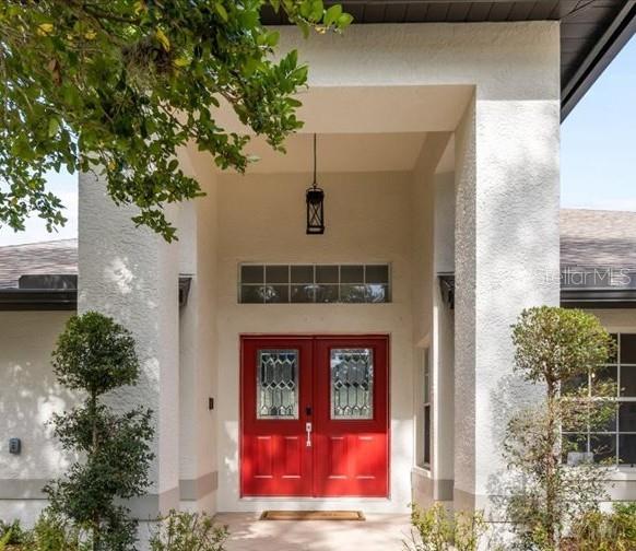 Front Door Covered Entryway