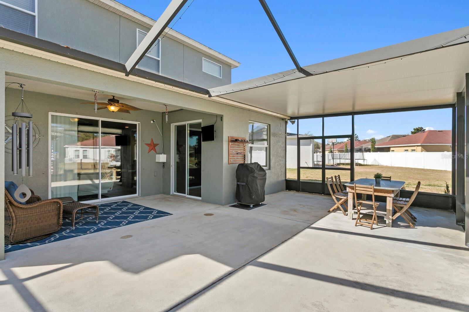 Enjoy entertaining on the 800+sqft screened lanai