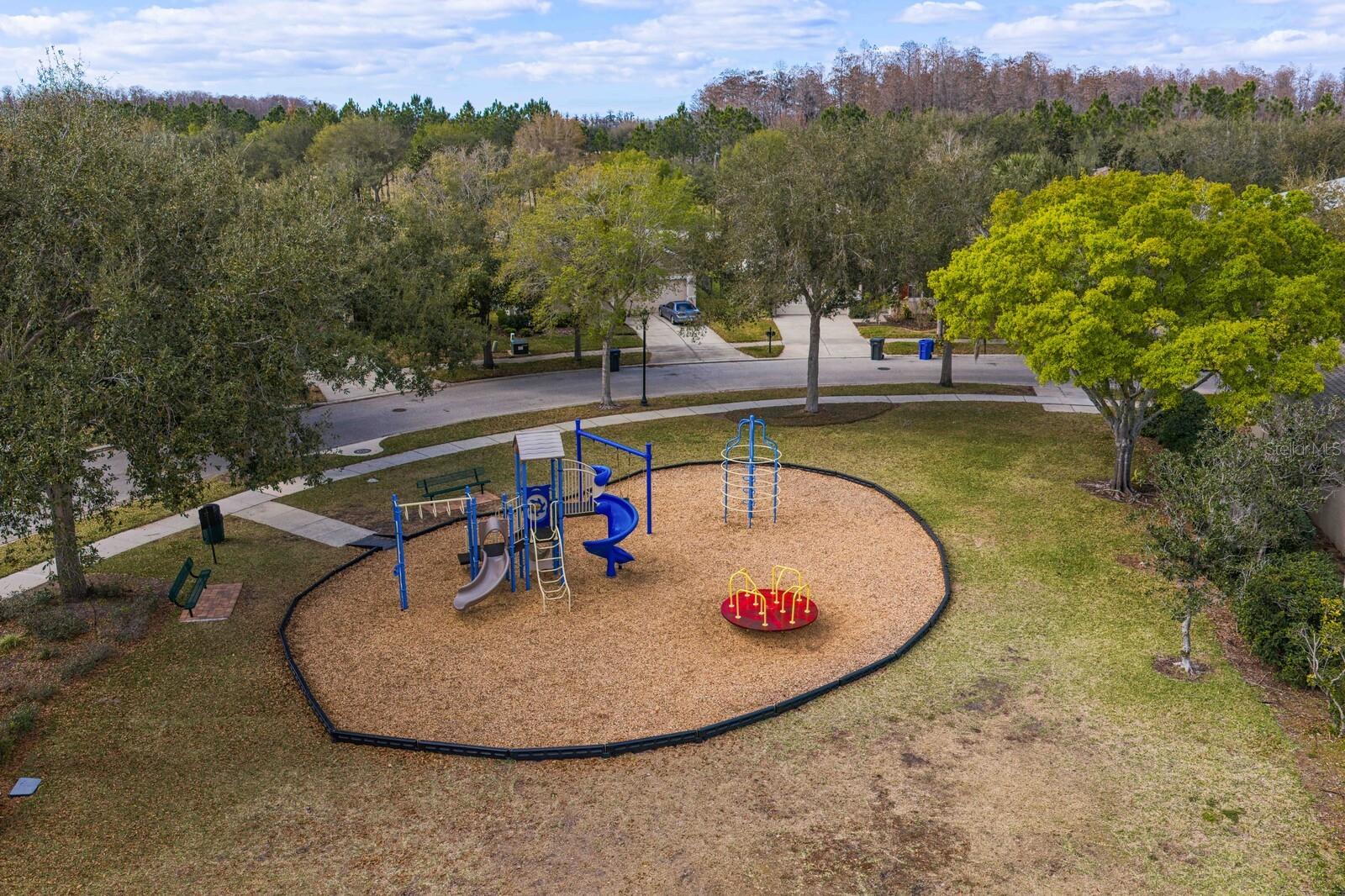 This is the playground located within the Sweetgrass community