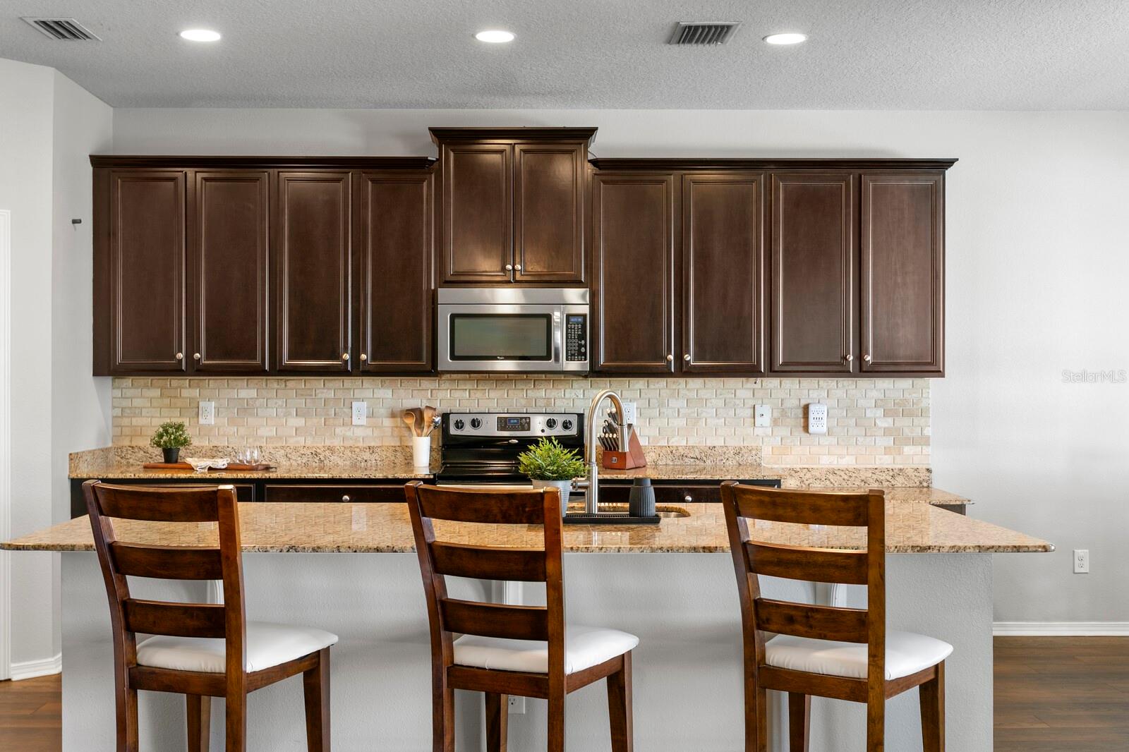 Breakfast bar seating