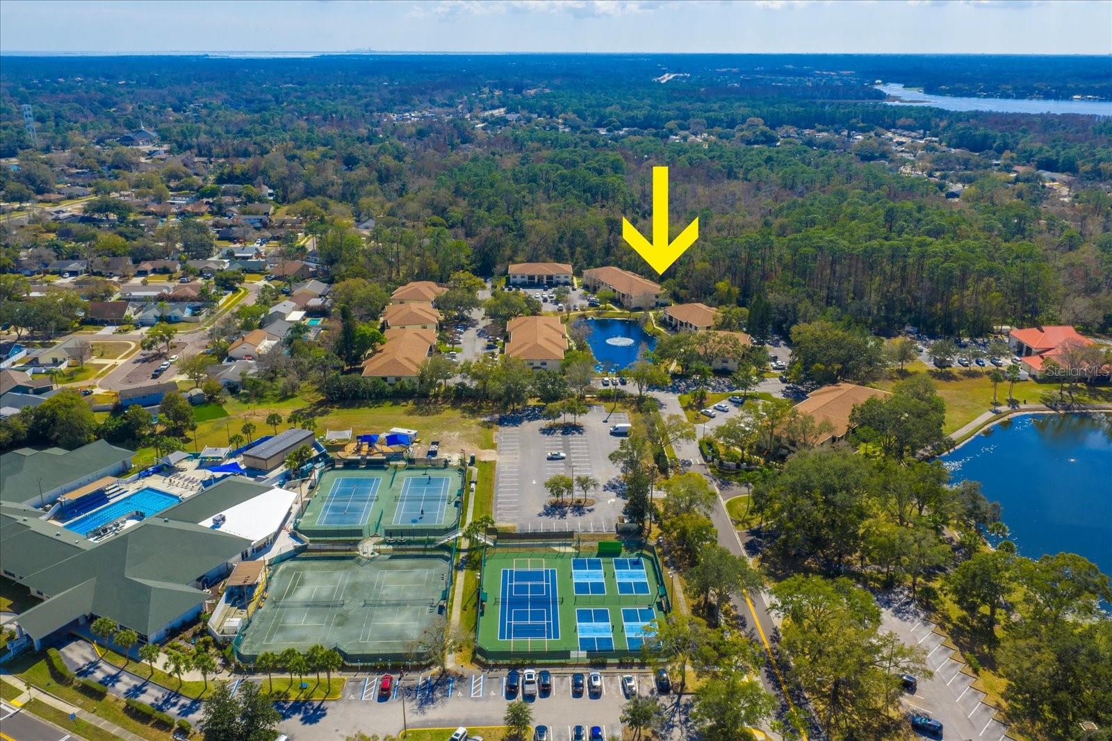 The YMCA is a five minute walk from the Crystal Lake Condo. In addition to the gym it has a pool, heated for year round swimming, and tennis and pickle ball courts.